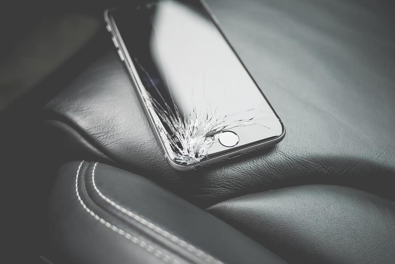 Broken iPhone Screen