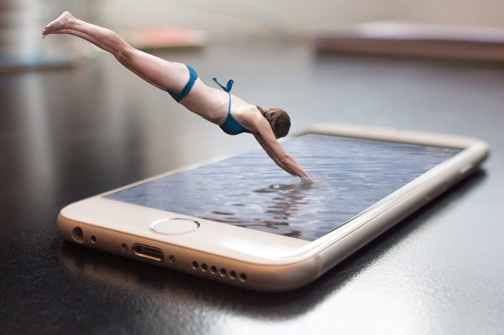 Keep your phone away from the Swimming pool