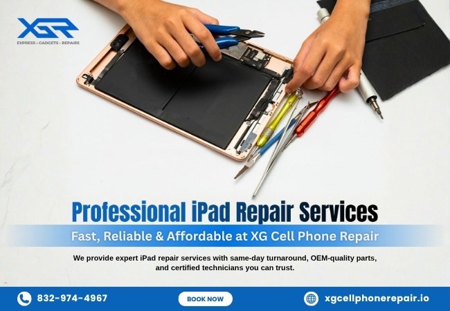 Professional iPad Repair Services – Fast, Reliable & Affordable at XG Cell Phone Repair 1