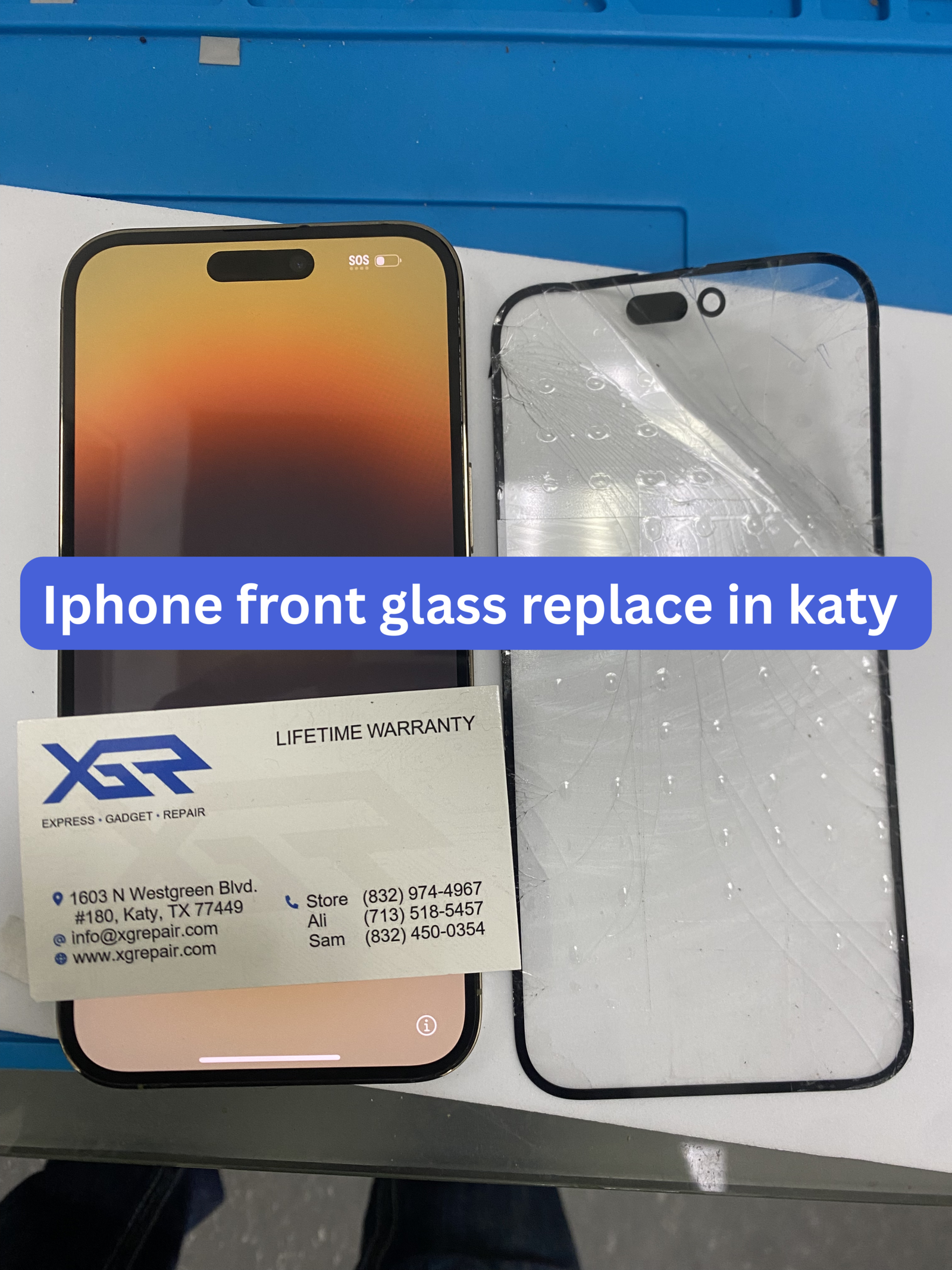 Fast iPhone Repair Services in Katy TX 4 Iphone front glass replace in katy